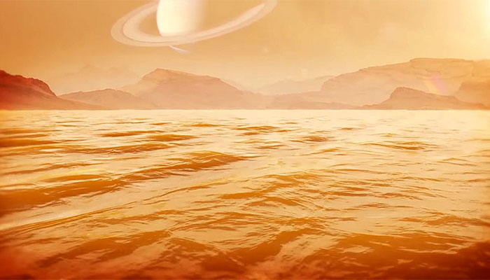 Saturn's Titan moon