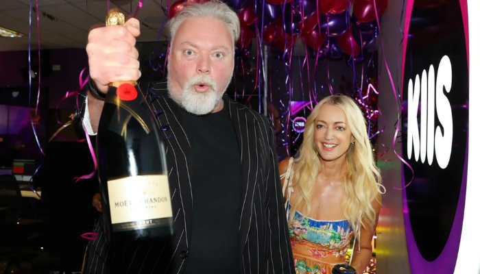 Kyle and Jackie celebrate $200M contract with KIIS FM.