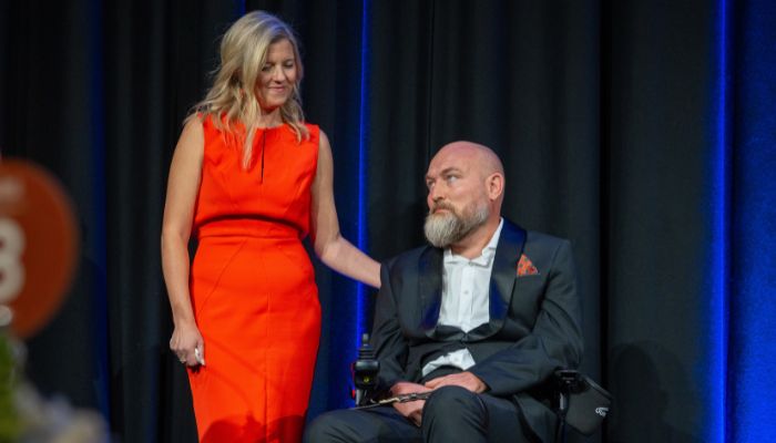 Ben Bruseker at the MND gala