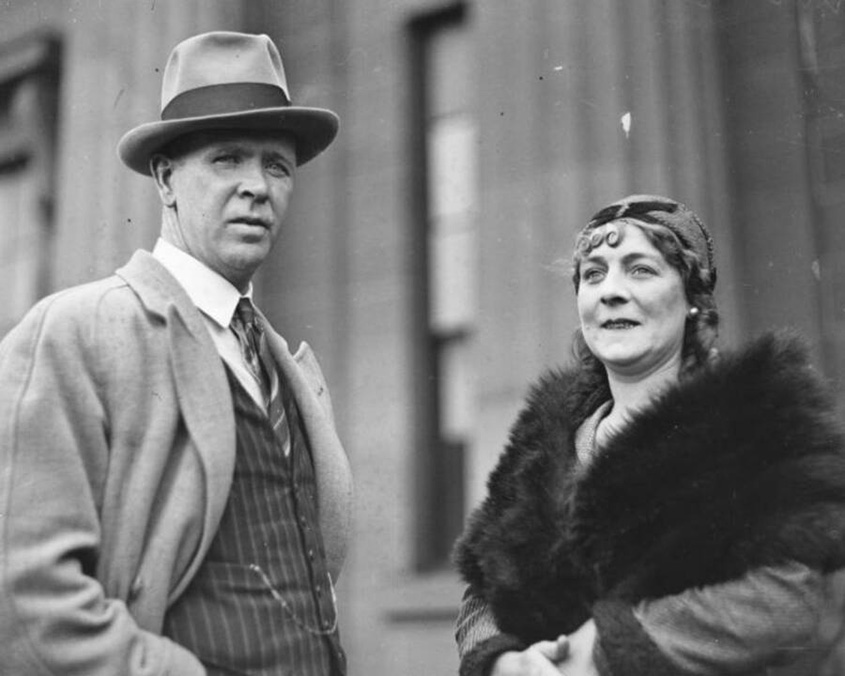 Tilly Devine and her husband Big Jim. 