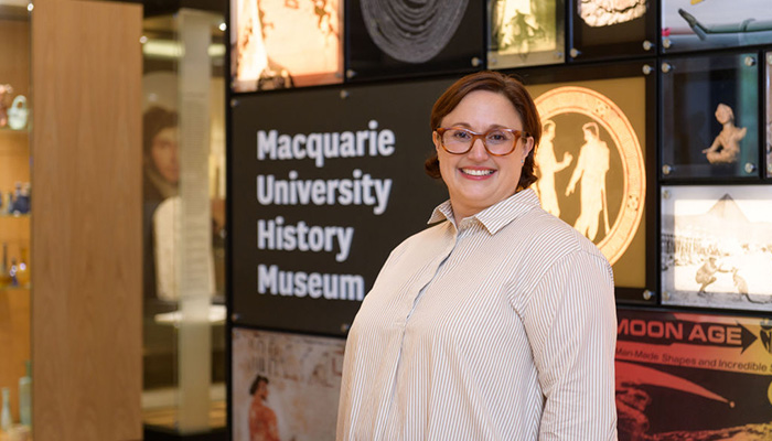 History Museum Manager Josephine Touma of Macquarie University
