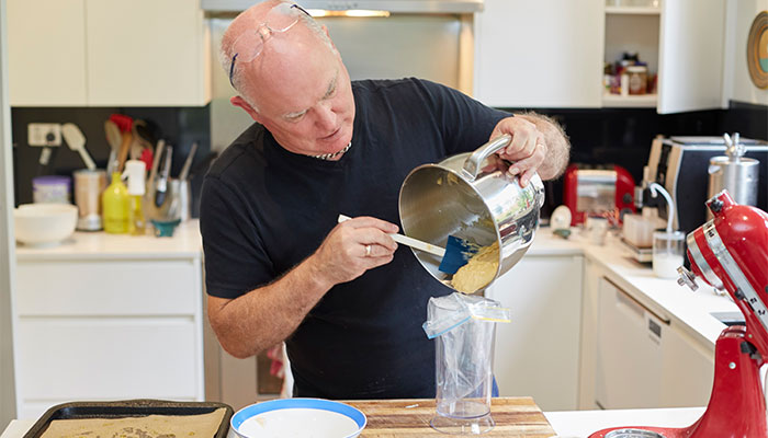 MND researcher Professor Dominic Rowe is an accomplished cook