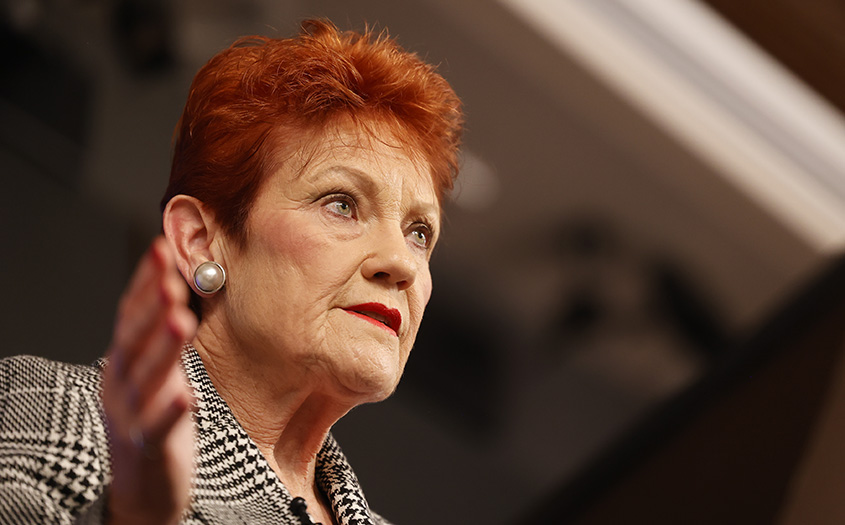 Senator Pauline Hanson. 