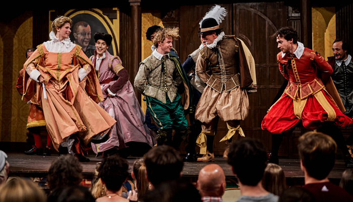 The Merchant of Venice plays at the pop-up Globe Theatre until September 20.