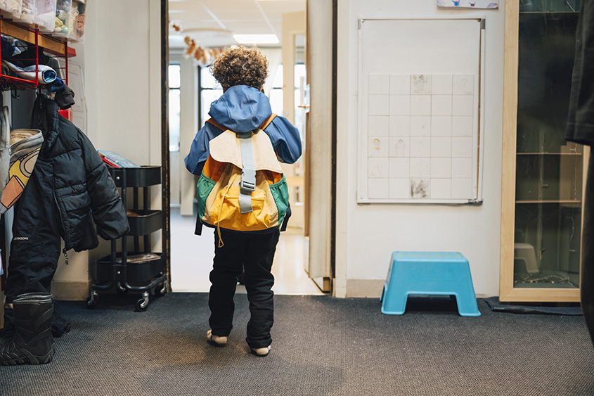 Kid at day care 