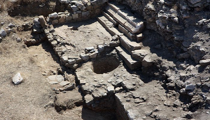 Ancient Roman wine press uncovered at Antiocha Ad Cragum, Turkey