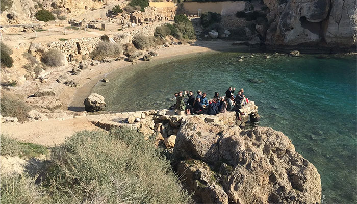 The 2020 Perachora Peninsula Archaeological Project survey team
