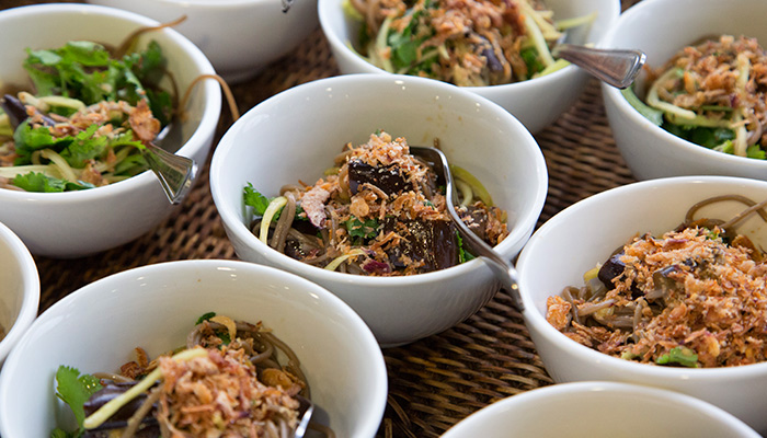 Memory boosting food a the launch of a cook book by Maggie Beer based on Prof Ralph Martins' research into foods that may cut risk of Alzheimer's disease.