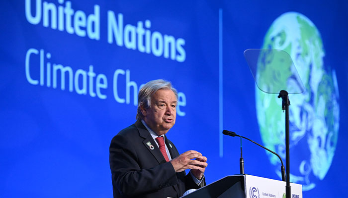 UN Secretary General at COP26
