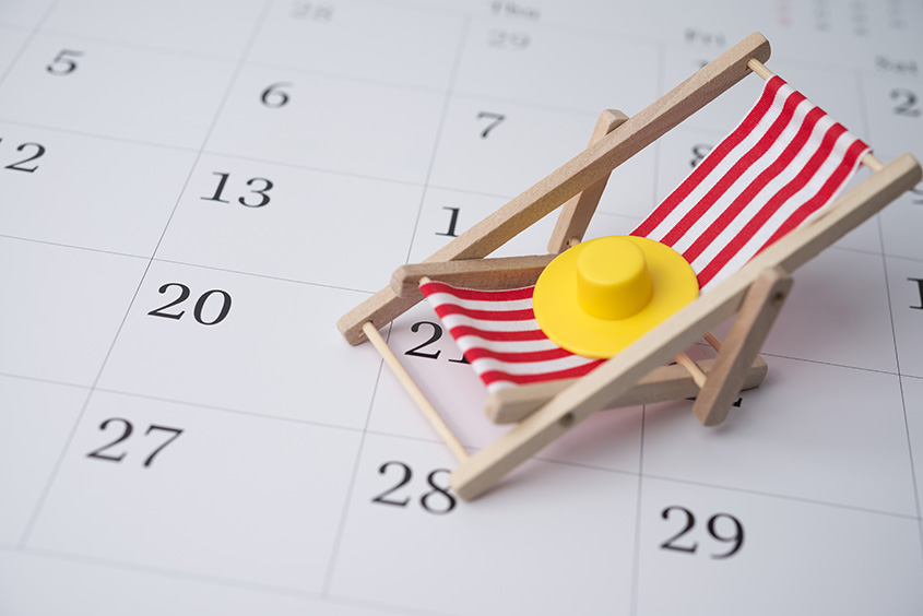Annual leave illustration