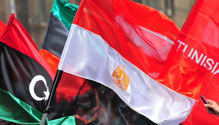 Arab Spring flags