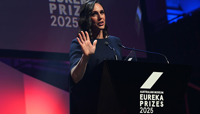 Vanessa at an award ceremony