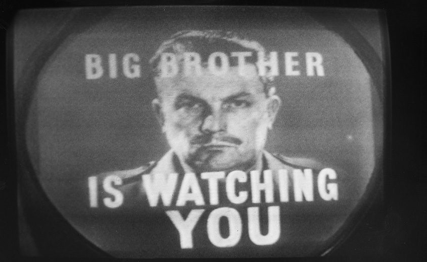 Big Brother 1984 George Orwell.