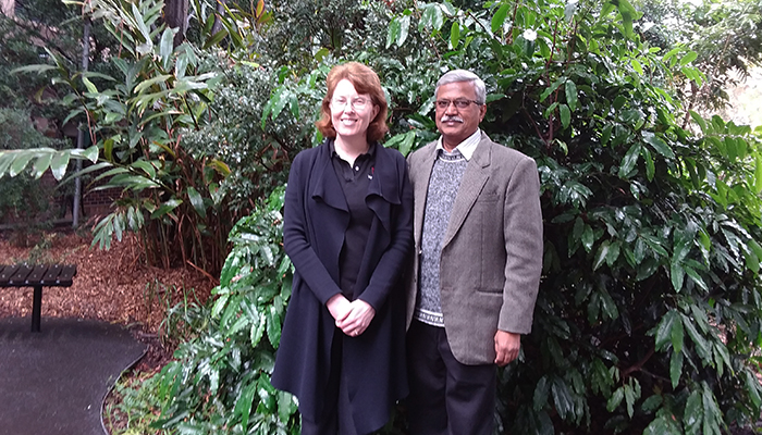 Associate Professors Joanne Jamie and Subramanyam Vemulpad