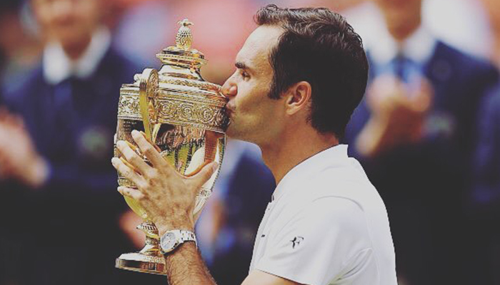 Roger Federer, Instagram