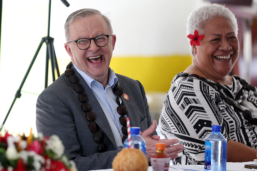 Anthony Albanese Commonwealth Heads Of Government Meeting (CHOGM) Takes Place In Samoa