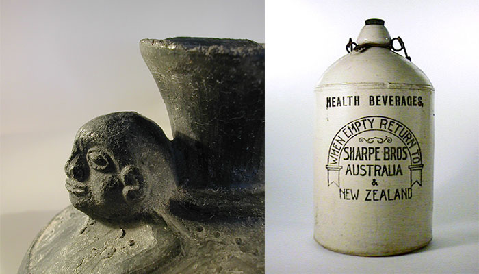 Pots from the Macquarie History Museum collection.