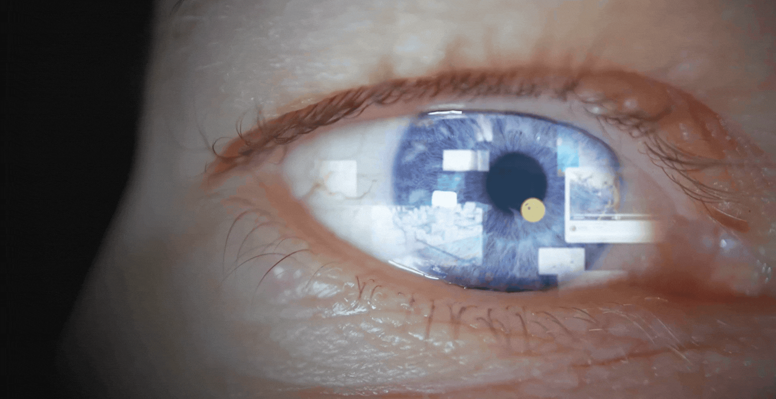 A person watching a screen. 