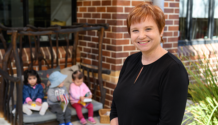 Macquarie University Education researcher Sheila Degotardi says children under two in child care need adult conversaton to develop their own language skills.