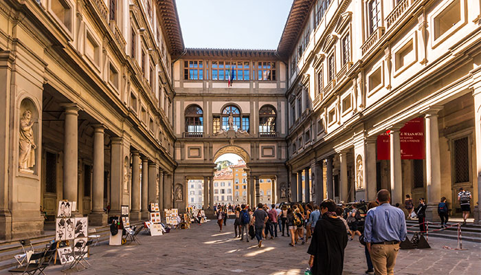 Medici's Uffizo in Florence