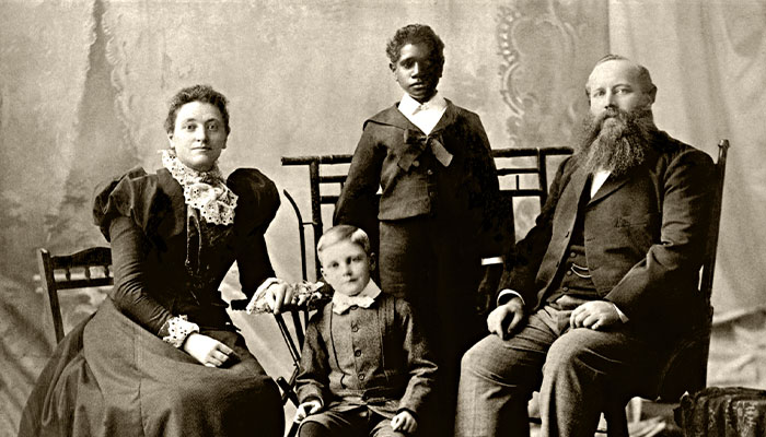 Douglas Grant with family