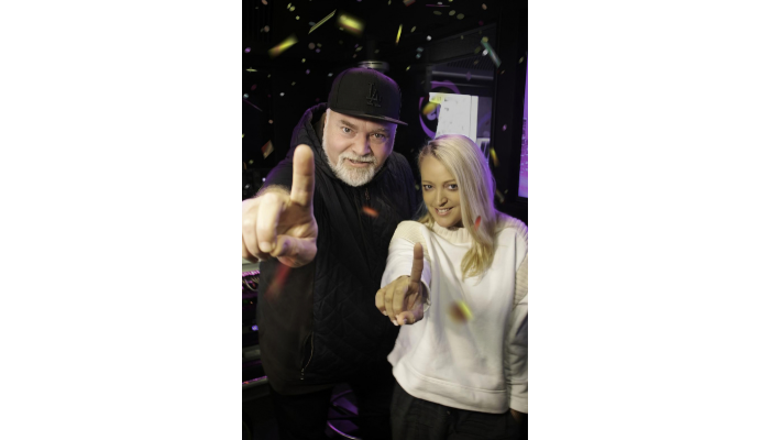 Kyle Sandilands and Jackie 'O' Henderson. 