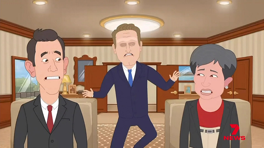 One Nation's Please Explain cartoon. 