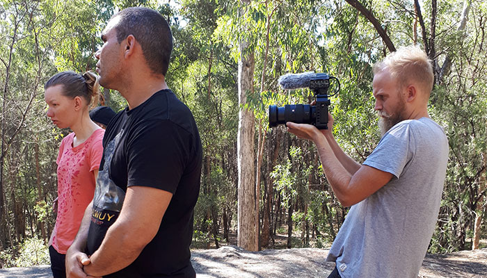 Filming of Common Ground on Darug Country, Western Sydney