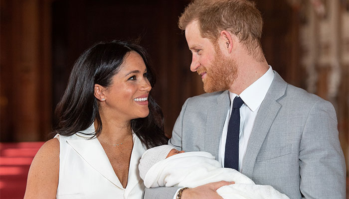 Duke and Duchess of Sussex with baby Archie.