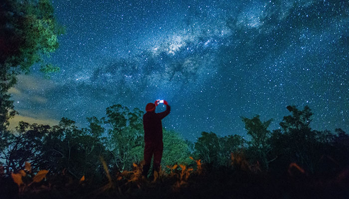 Professor Fred Watson, Australia's Chief Astronomer for Macquarie University Astronomy Night 2022.