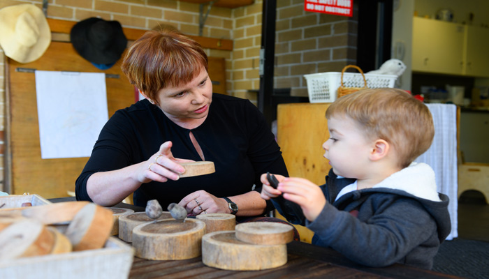 Macquarie University researcher Associate Professor Shiela Degotardi studied children in child care centres and language development.